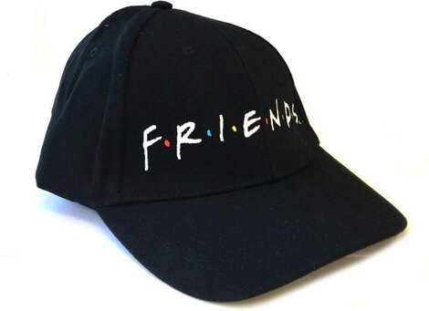 Friends Curved Bill Cap Logo Black - SGR-FRND-005