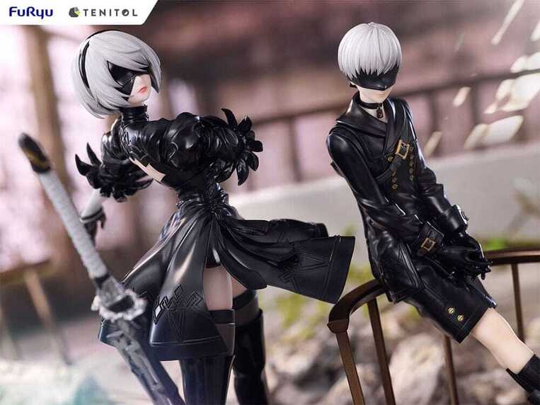 NieR:Automata Tenitol PVC Statue 2B Ver1.1a 22 cm - FRYU40700