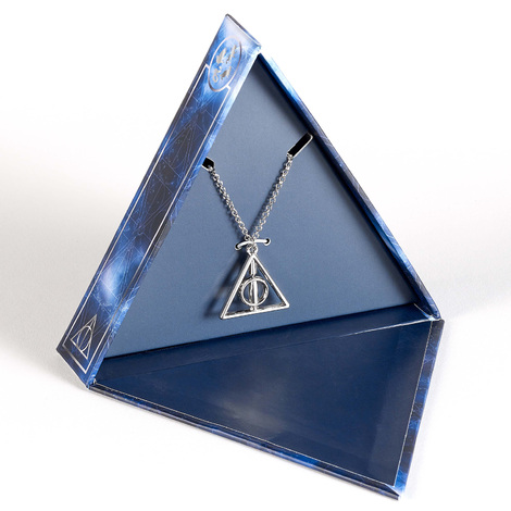 Harry Potter Deathly Hallows Gift Box Deathly Hallows Necklace (silver plated) - EGSWNX626