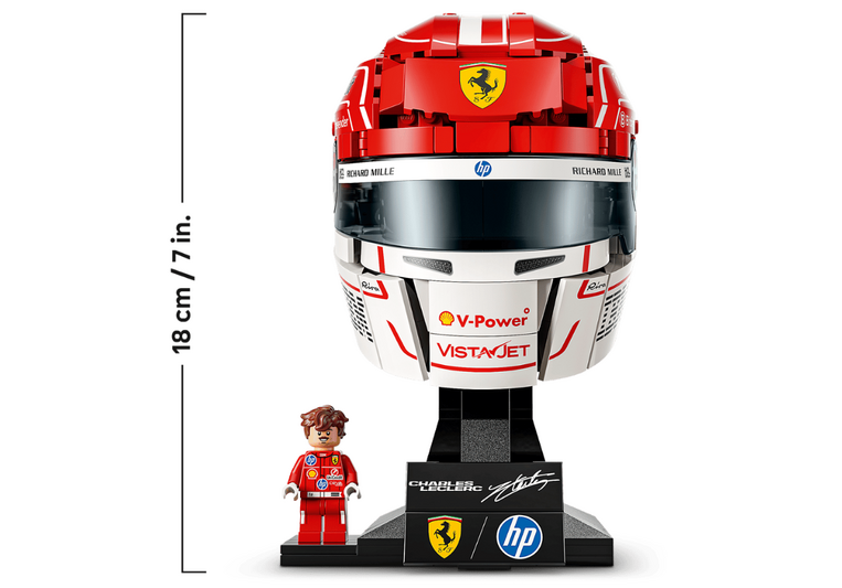 LEGO Scuderia Ferrari HP Charles Leclerc Helmet - 43014