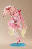 Hatsune Miku AMP PVC Statue Newley Written Sakura Miku Sakura Dress Ver. 21 cm - TAITO452013700