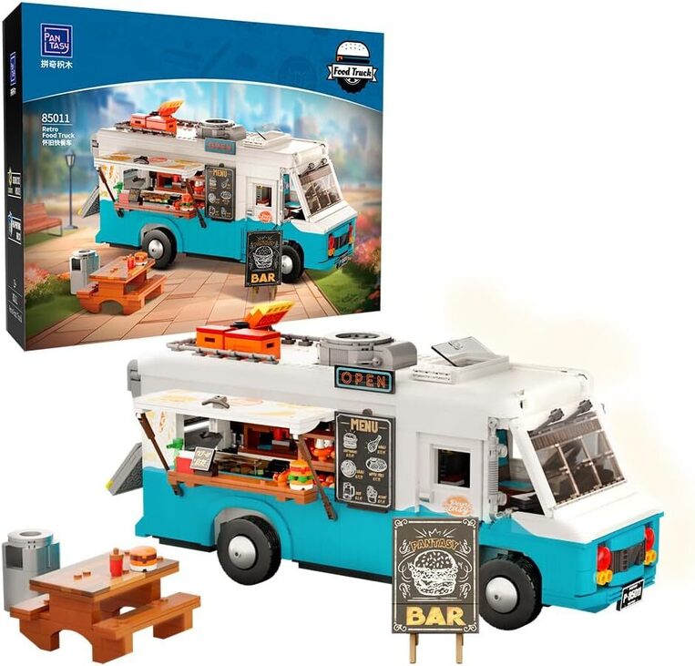 Original-Joyside Series Construction Set Retro Food Truck 19 cm - PASY-85011