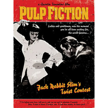 Pulp Fiction Twist Contest Canvas Print 30x40 - DC92164