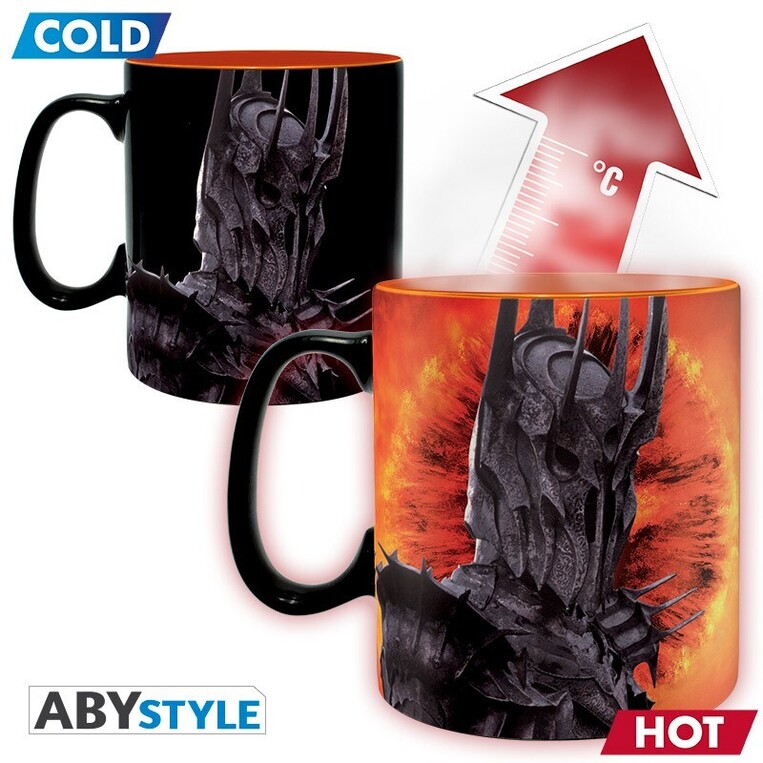 The Lord Of The Rings Heat Change Mug Sauron King Size - ABYMUGA508