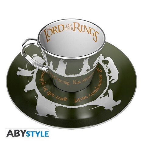Lord Of The Rings - Mirror Mug & Plate Set - Fellowship - MMP004