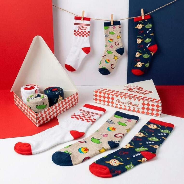 Disney Toy Story Stitch Assorted 3 Socks Set -