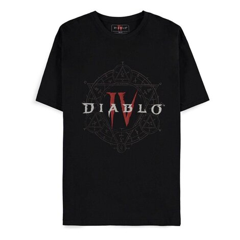 Diablo IV - Pentagram Logo Black T-Shirt - TS203520DIA