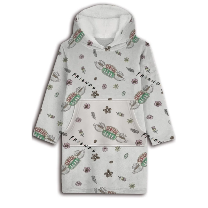 Friends Hoodie Fleece Blanket Central Perk - AYM-044FRN-SPAD