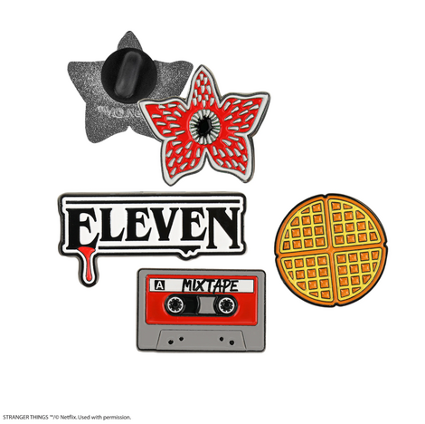 Stranger Things Set of 4 pin badges season 1 - CR3280