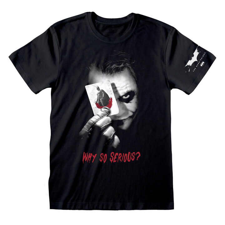The Dark Knight T-Shirt Why So Serious - TDK02334TSB
