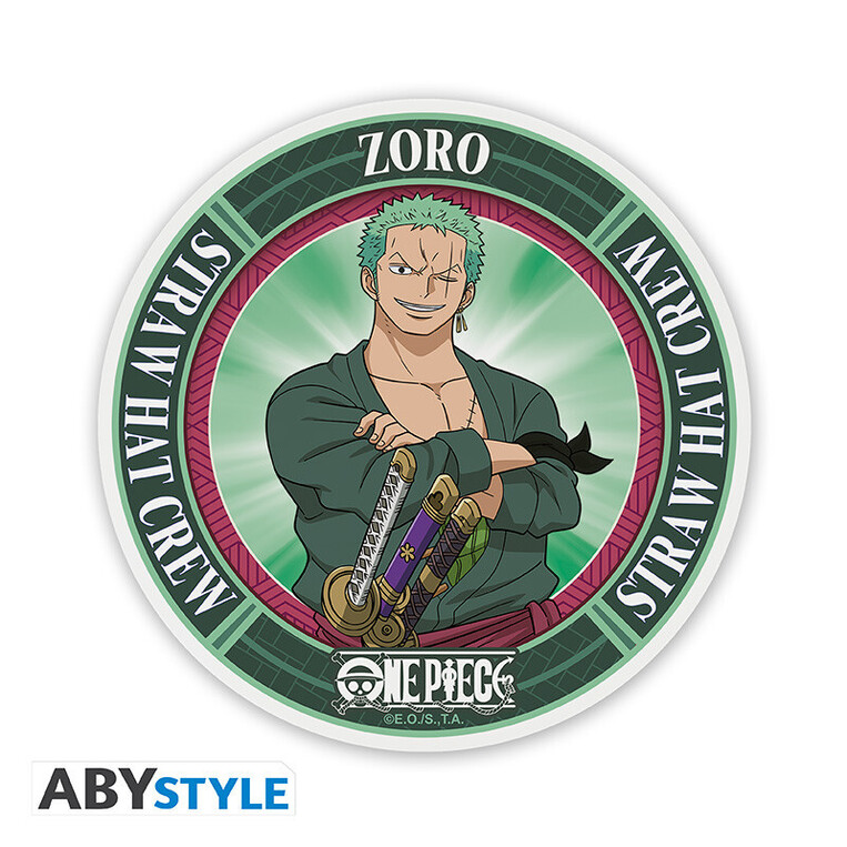 One Piece Ceramic Coasters "Roronoa Zoro" - ABYCOS036