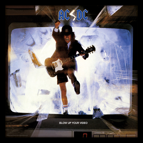 AC / DC (Blow Up Your Video) Wooden Framed Print 31.5 x 31.5cm - ACPPR48075