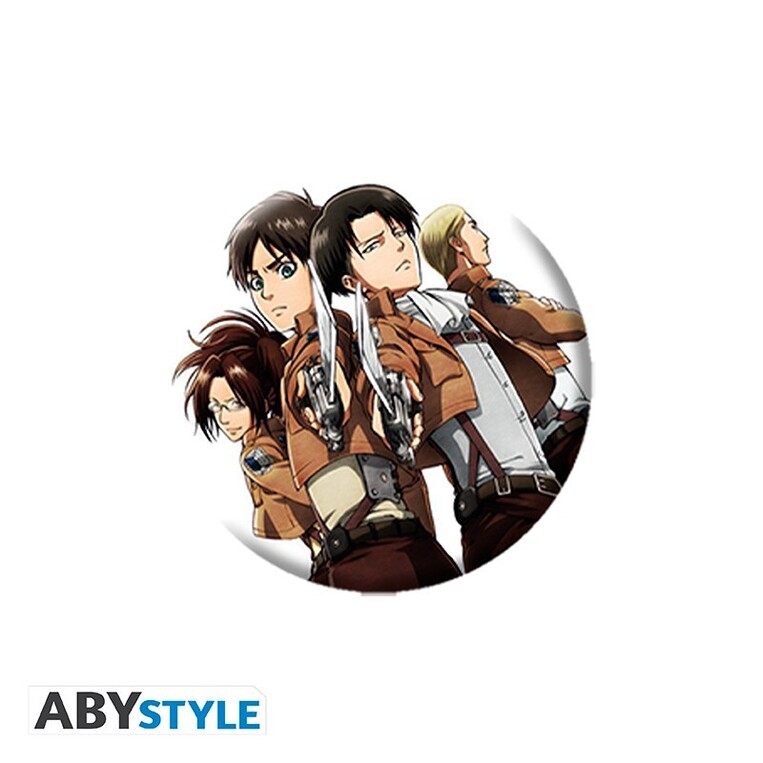 Attack On Titan - Badge Pack - Characters X4 - BP0551