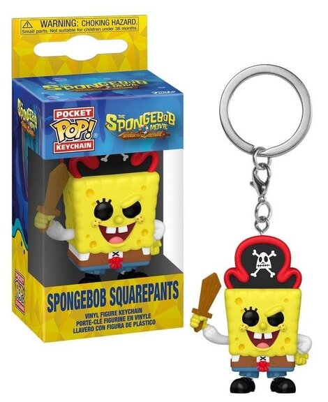Funko Pocket POP! Μπρελόκ SpongeBob SquarePants Movie - SpongeBob SquarePants (Pirate)