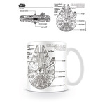 Star Wars (Millenium Falcon Sketch) - MG23478C