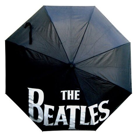 The Beatles Umbrella: Drop T Logo with Retractable Fitting - BTUMB01