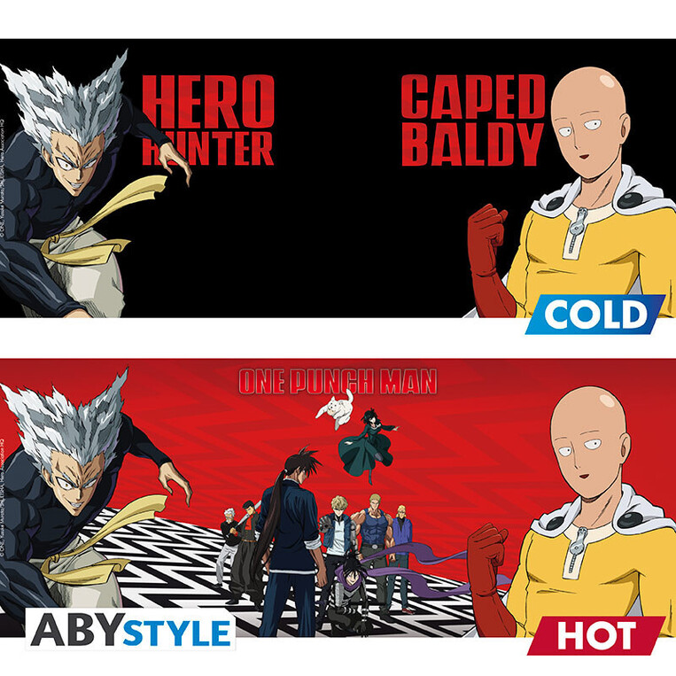 One Punch Man Mug Heat Change 460 ml Saitama & Garou - ABYMUGA044