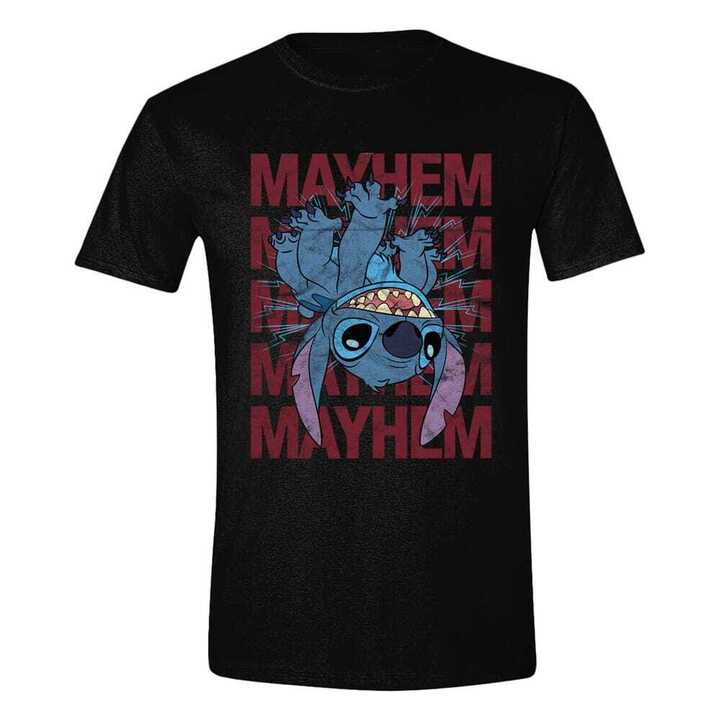 Lilo & Stitch T-Shirt Mayhem Black - PCMTS097LST