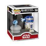 Funko POP! Deluxe: Star Wars - R2-D2 and Princess Leia Hologram Figure #766