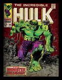 Incredible Hulk (Monster Unleashed) Wooden Framed 30 x 40cm Print - FP11021P