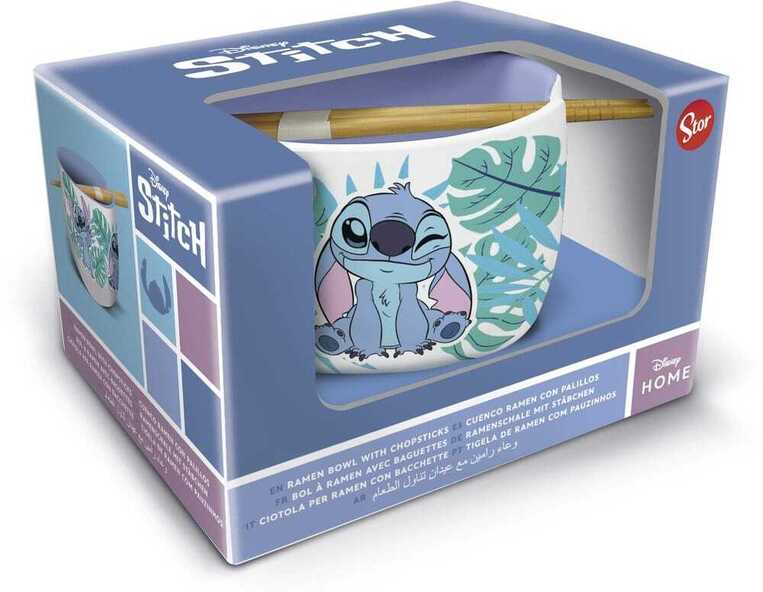 Disney Lilo & Stitch Ramen Bowl with Chopsticks Stitch Aloha - STR31764