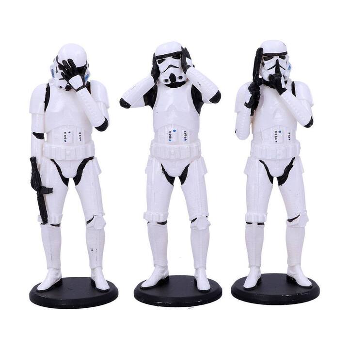 Original Stormtrooper Figures 3-Pack Three Wise Stormtroopers 14 cm - B4889P9