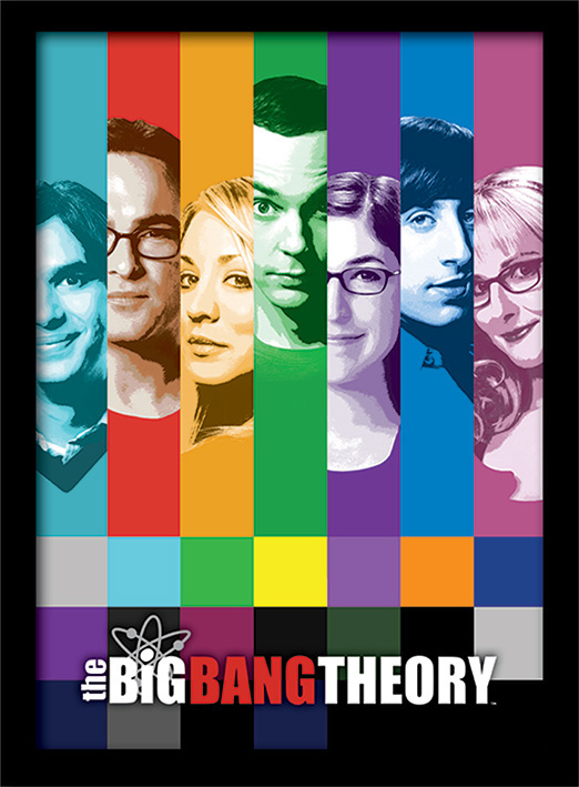The Big Bang Theory (Signals) Wooden Framed 30 x 40cm Print - FP10992P