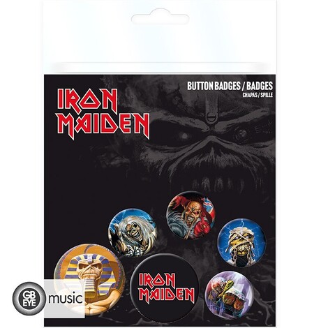 Iron Maiden - Badge Pack - GBYACC004