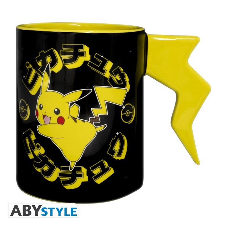 Pokemon - Mug 3d Handle - Pikachu Lightening Bolt - ABYMUGA345