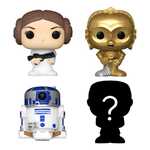 Funko Bitty POP! Star Wars - Princess Leia, R2-D2, C-3PO & Chase Mystery 4-Pack Figures