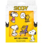 Snoopy 4 Pin Set - SET4P006
