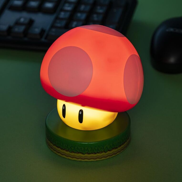 Super Mario Lamp Icons Super Mushroom 12 cm - PP4375NNV4