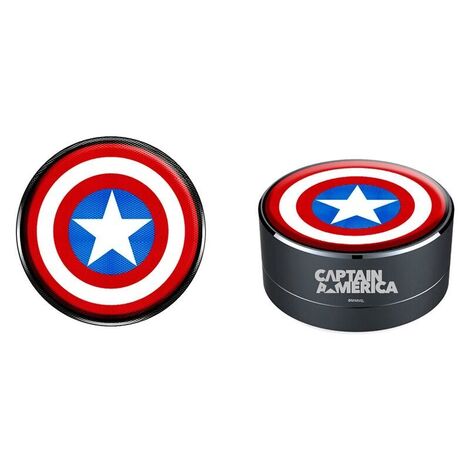 Marvel Portable 3W wireless Speaker Captain America Black - M8PCAPAM003