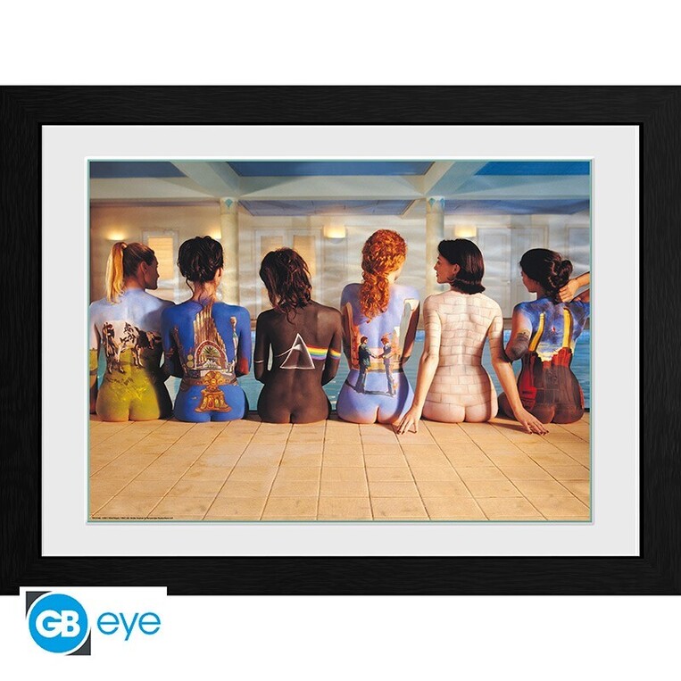 Pink Floyd - Wooden Framed Print "Back Catalogue" (30x40) - PFC2348