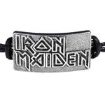 Iron Maiden Wrist Strap: Logo (Metal) - HRWL453