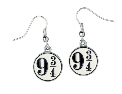 Harry Potter Platform 9 3/4 Silver Plated Earrings - EWE0011