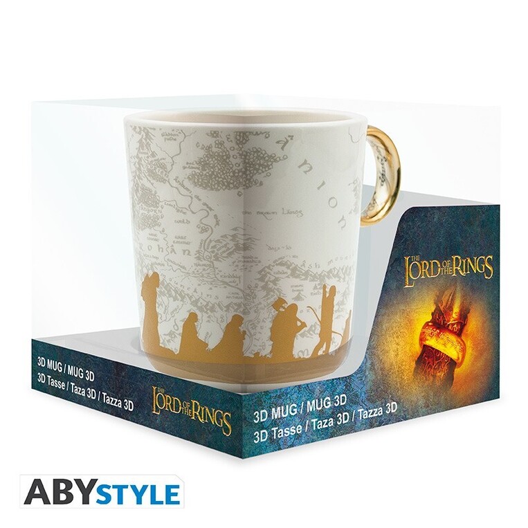 Lord Of The Rings One Ring Mug 3d Handle - ABYMUGA287