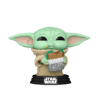 Funko Pop! Star Wars: Grogu (with Food) #841  Bobble-Head Vinyl Figure
