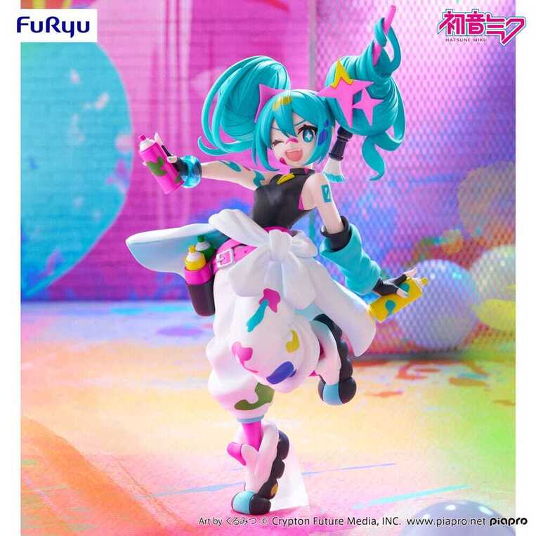 Hatsune Miku Trio-Try-iT PVC Statue Miku Paint Girl 19 cm - FRYU50345