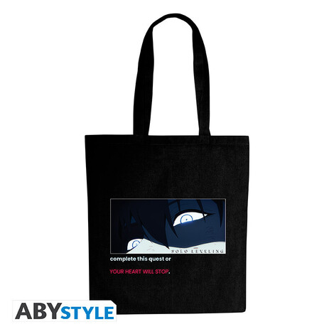 Solo Leveling Tote Bag "Complete This Quest" - ABYBAG748