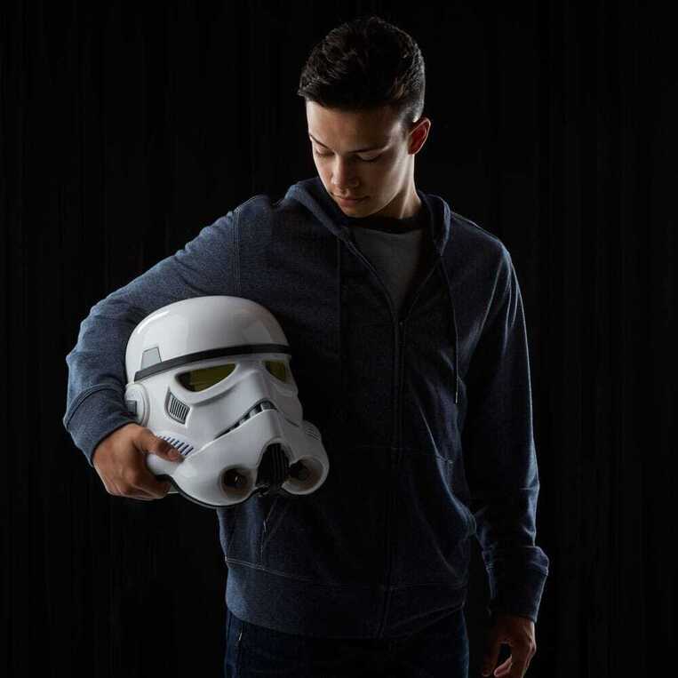 Star Wars Rogue One Black Series Electronic Helmet Imperial Stormtrooper - B7097