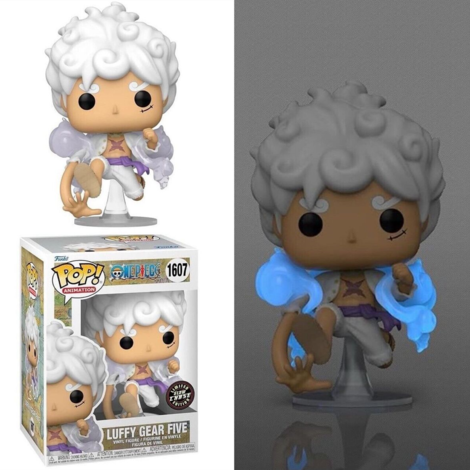 Funko POP! One Piece - Luffy Gear Five Chase Figure #1607