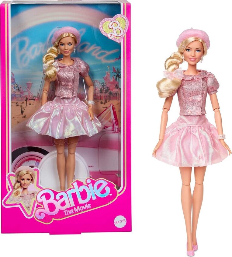 Barbie The Movie Pink Beret Collectible Doll - JBJ53