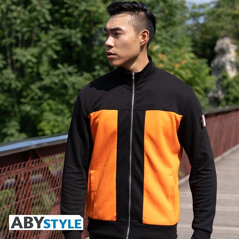 Naruto Shippuden Jacket Replica Naruto Men orange/black - ABYROL023- S