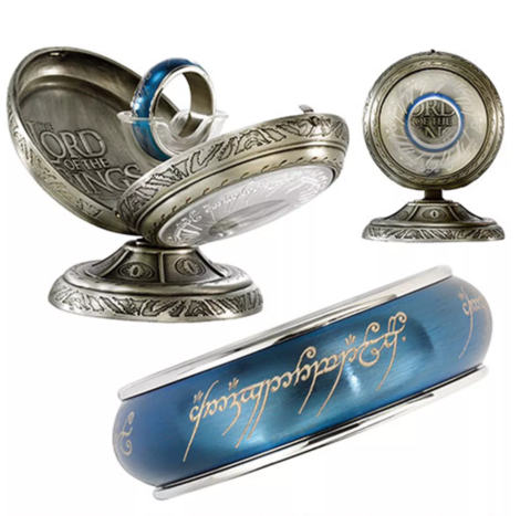 The Lord of the Rings One Ring Spinning Stainless Steel Blue - NN1342