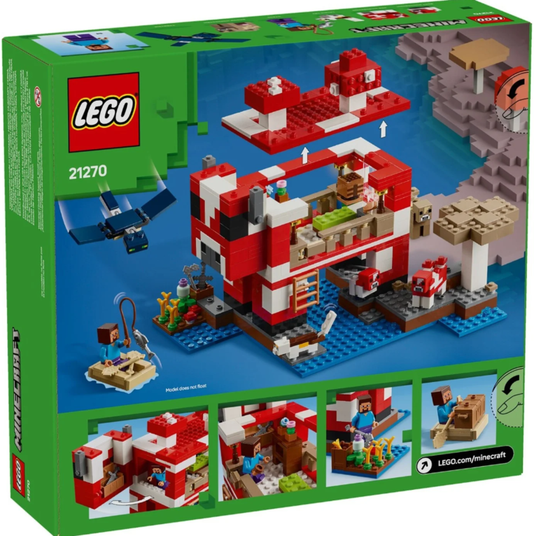 LEGO Minecraft The Mooshroom House - 21270