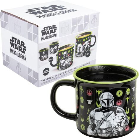 Star Wars The Mandalorian - Mandalorian and Grogu Heat Change Mug - PP16271MAN
