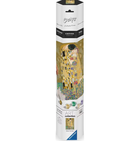 Ravensburger Canvas: Gustav Klimt 'The Kiss' (Numbered Drawing Kit) - 05-23916