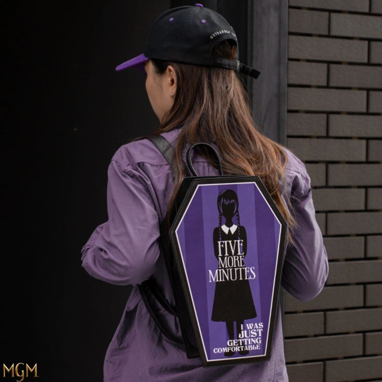 Wednesday - Backpack Coffin Purple - CR2480