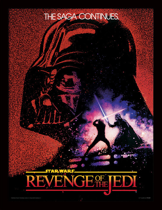 Star Wars (Revenge of the Jedi) Wooden Framed 30 x 40cm Print - FP11372P